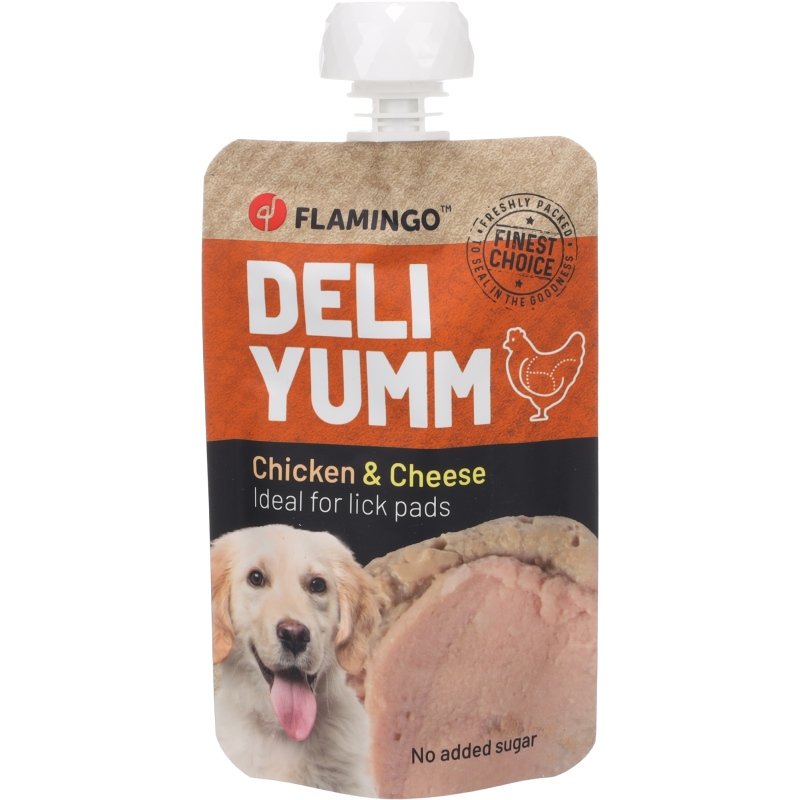 Flamingo Hundesnack Deli Yumm Fresh Meat Snack Huhn & Käse 90g