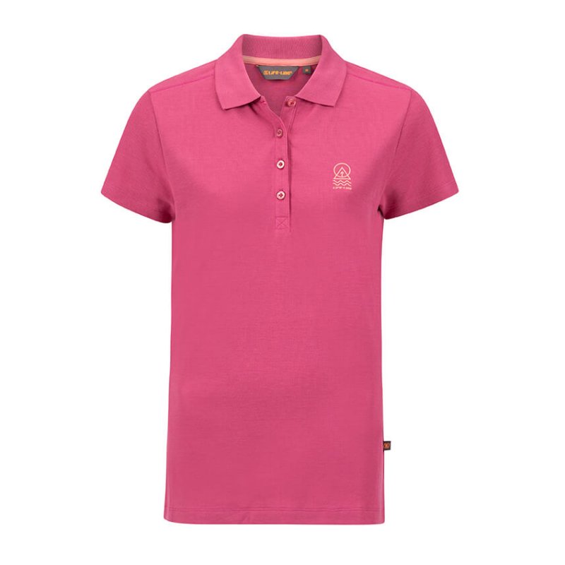 Life-Line Damen Polo Shirt Natali Dunkelrosa 36