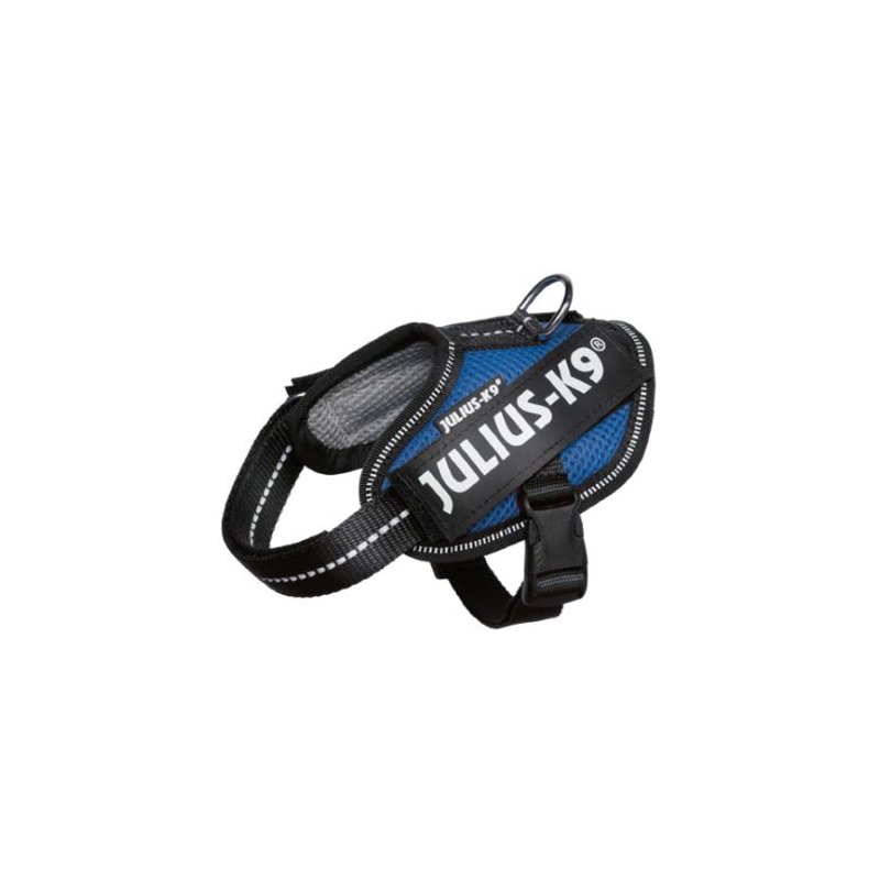 Julius-K9 IDC Powair Geschirr mit Logofeld, Blau 3 XS