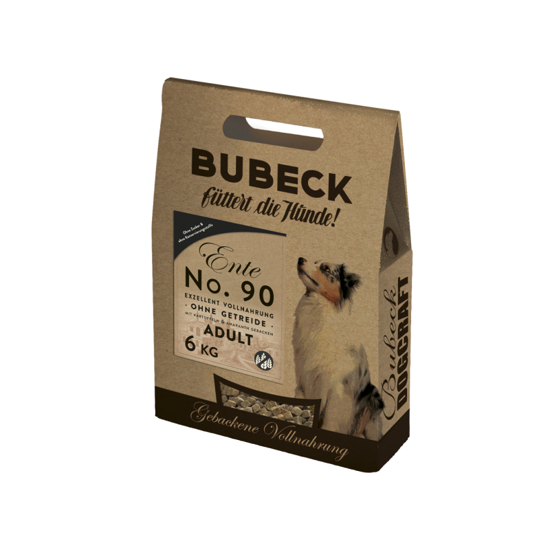 Bubeck Trockenfutter - No. 90 Entenfleisch - getreidefrei 6 Kg