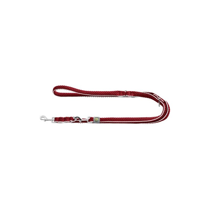 Hunter Verstellbare Führleine Hilo Rot L 200 cm | B 2,0 cm