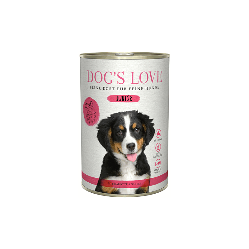 Dog`s Love Nassfutter Junior Rind 200g