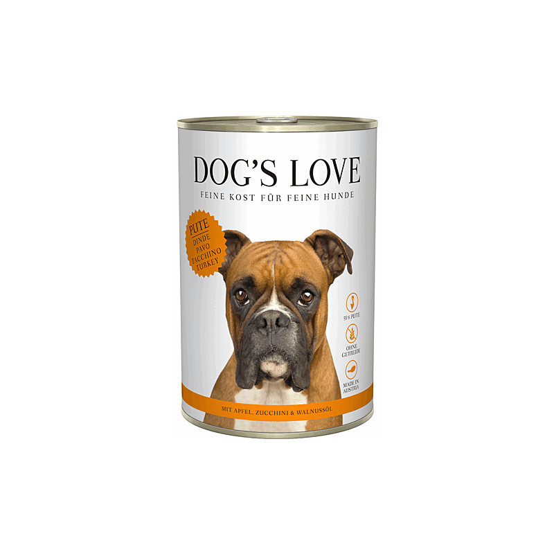 Dog´s Love Nassfutter Adult Pute 200g