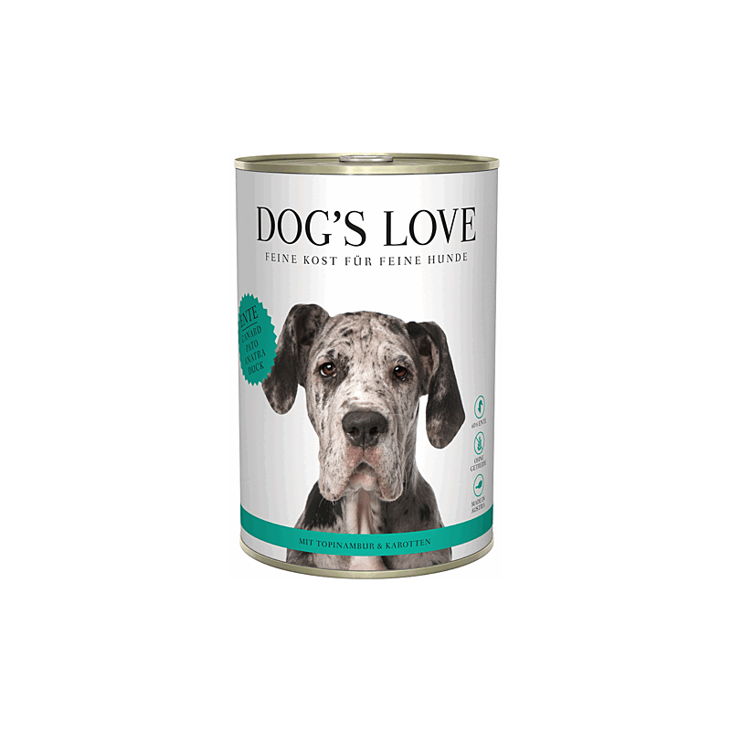 Dog´s Love Nassfutter Adult Ente 800g