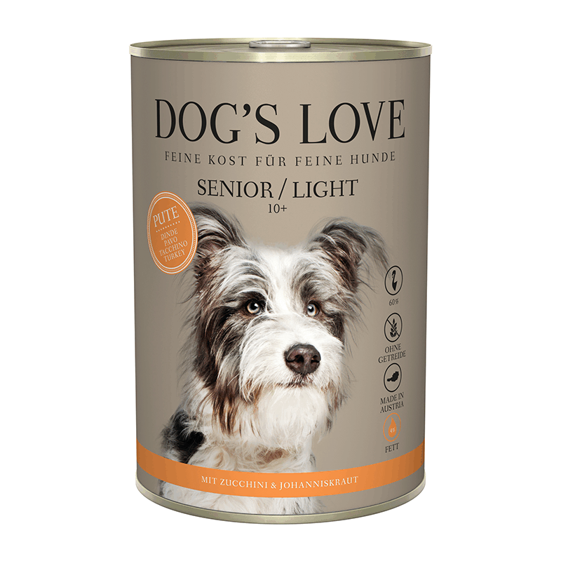 Dog´s Love Nassfutter Senior Pute light 400g