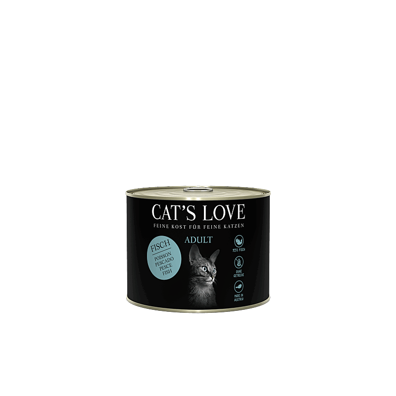 Cat´s Love Nassfutter Adult Fisch Pur 200g