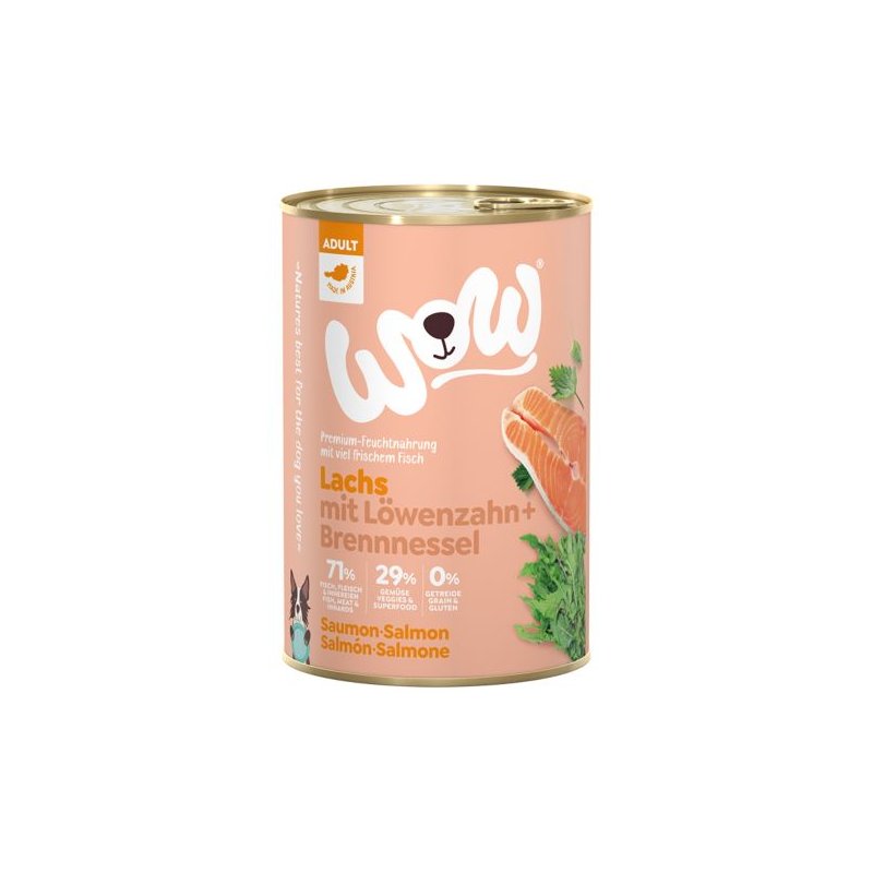 Wow Nassfutter Adult Lachs 400g