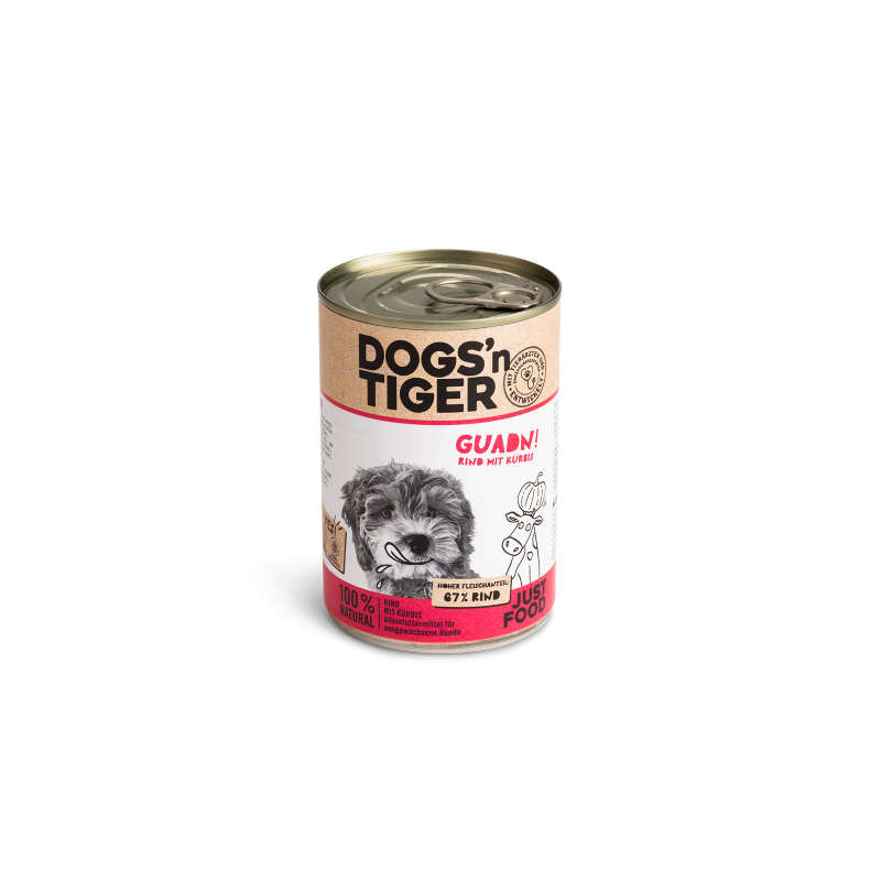 Dogs’n Tiger Hundenassfutter Guadn! 400g