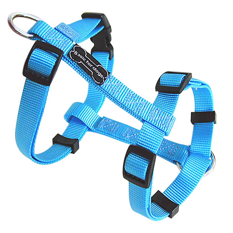 Wouapy Hundegeschirr Basic Line 40mm 74/117cm Blau