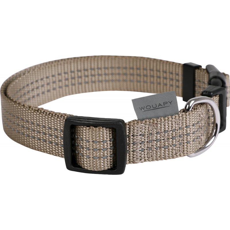 Wouapy Hundehalsband Protect 25/40cm Schwarz