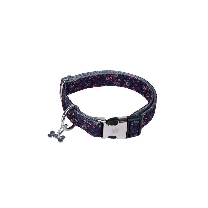 Wouapy Hundehalsband Sublime 20 mm - 33/49 cm Dunkelblau