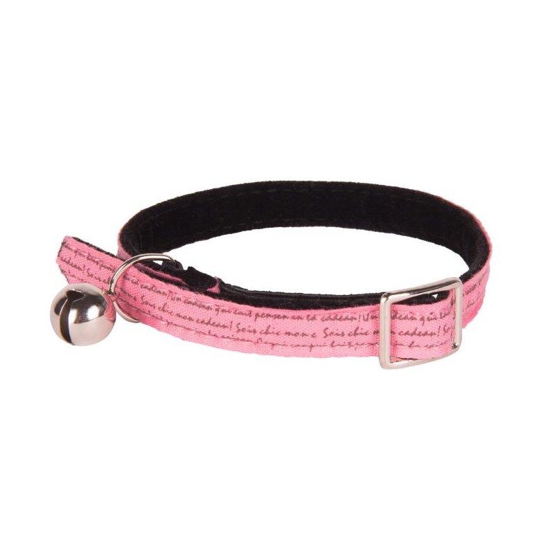 Wouapy Katzenhalsband mit Glocke Style Pink