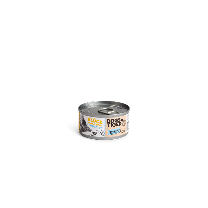 Dogs’n Tiger Katzennassfutter Glück 70g