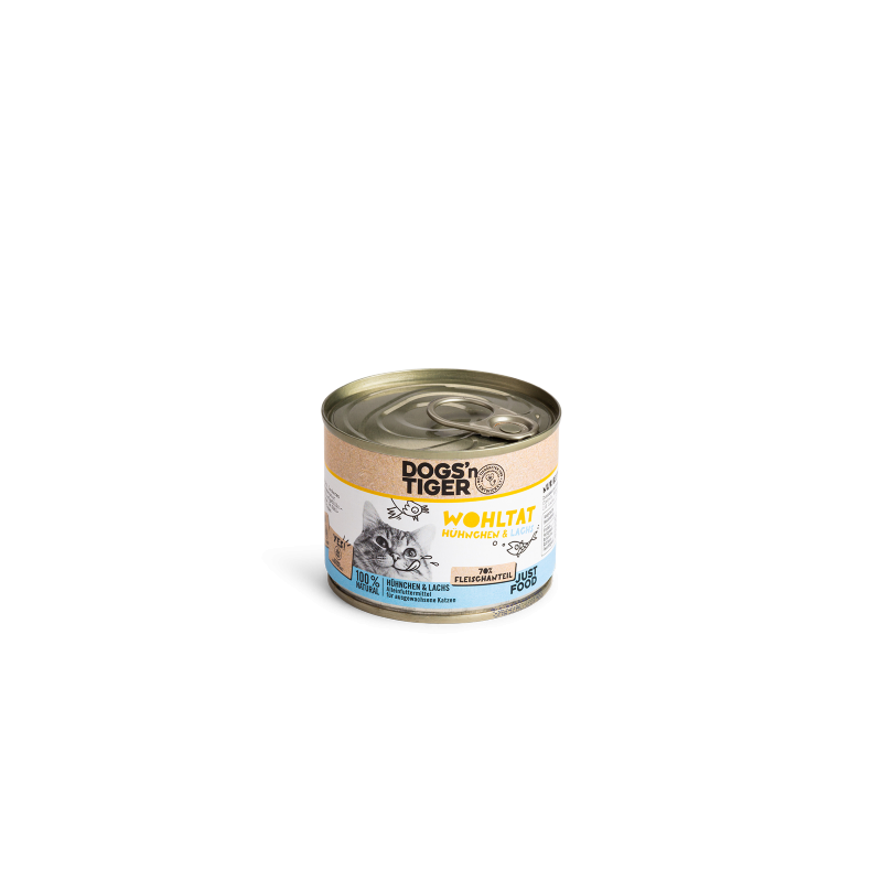 Dogs’n Tiger Katzennassfutter Wohltat 200g