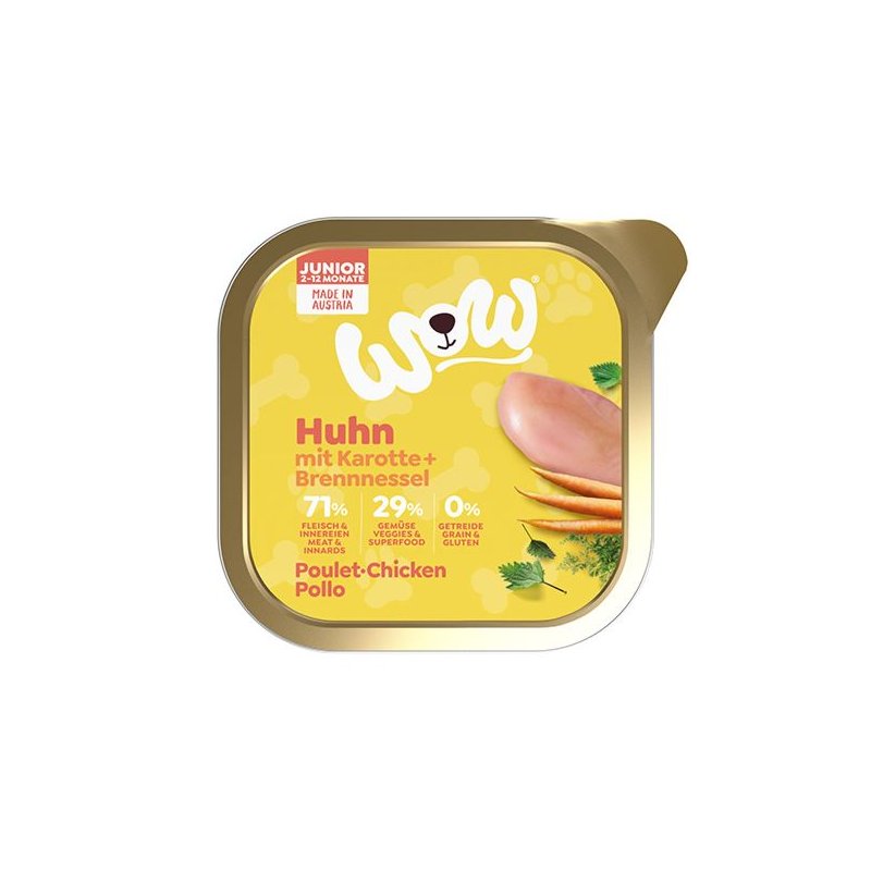 Wow Nassfutter Junior Huhn 150g