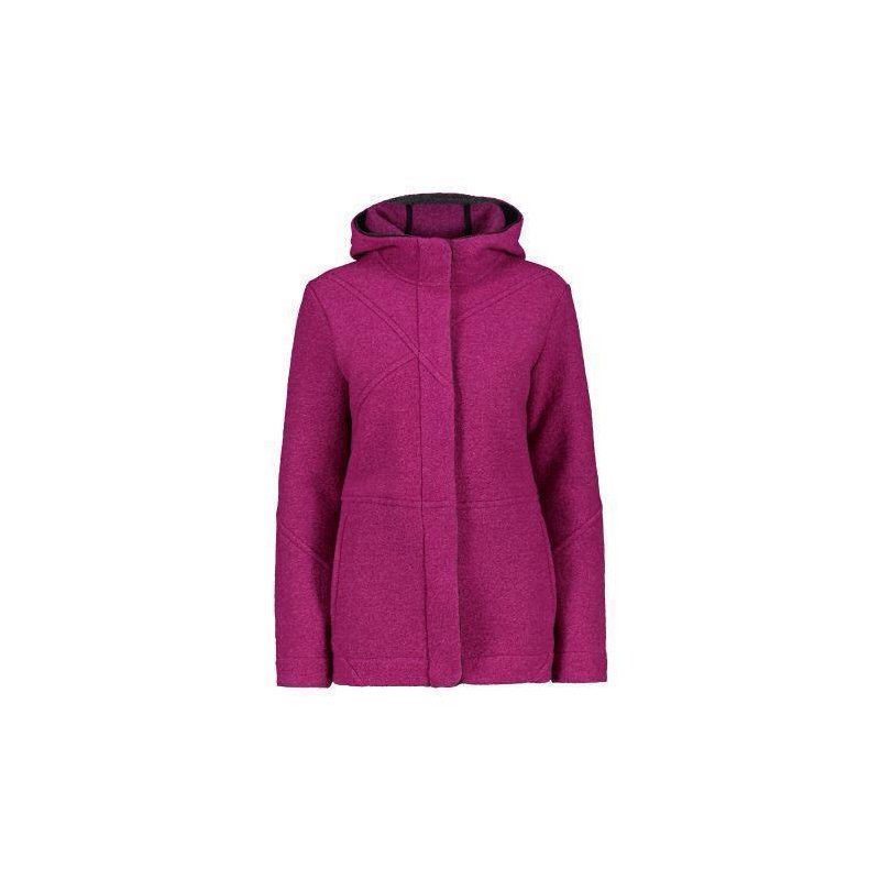 CMP Damenjacke aus Wooltech Dunkelrosa 36