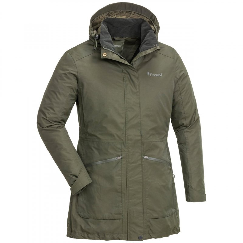 Pinewood Damen Parka Wilda Olivgrün XL